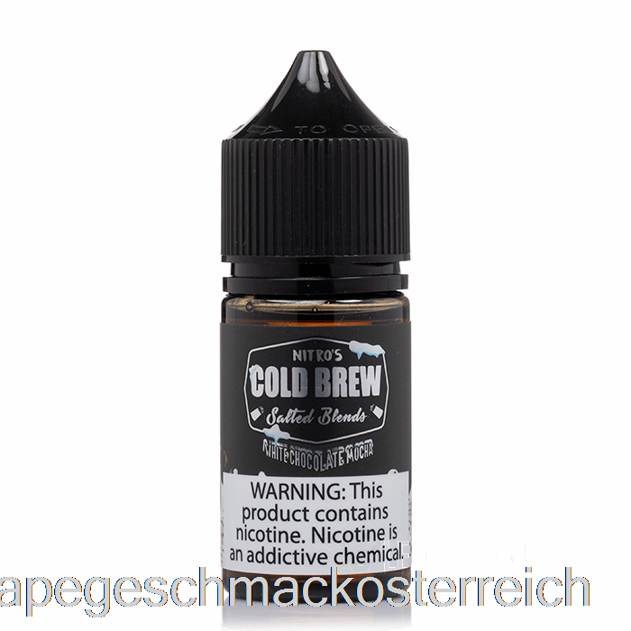 Weißer Schokoladenmokka – Nitros-Kaltbrühsalze – 30 Ml, 25 Mg Vape-Geschmack